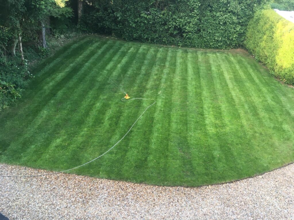 Customer lawn